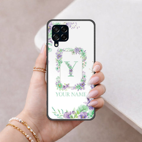 Samsung Galaxy M53 Cover - Peronsalized Alphabet Series - HQ Premium Shine Durable Shatterproof Case