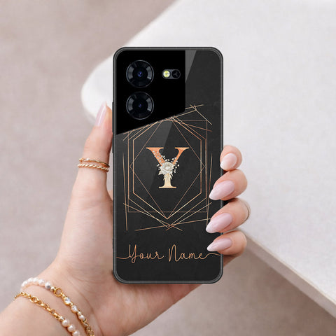 Tecno Pova 5 Cover - Peronsalized Alphabet Series - HQ Premium Shine Durable Shatterproof Case