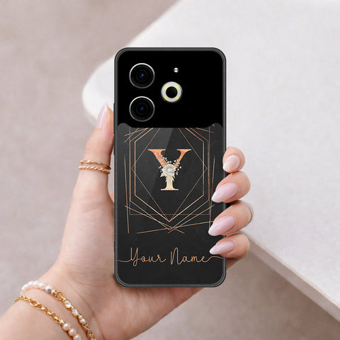 Tecno Pova 6 Neo Cover - Peronsalized Alphabet Series - HQ Premium Shine Durable Shatterproof Case