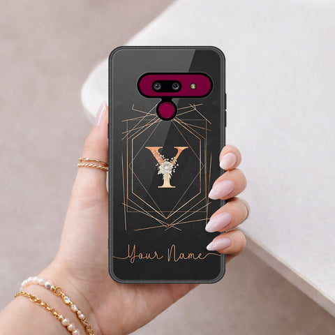 LG G8 ThinQ Cover - Peronsalized Alphabet Series - HQ Premium Shine Durable Shatterproof Case