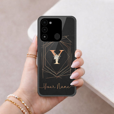 Tecno Spark Go 2022 Cover - Peronsalized Alphabet Series - HQ Premium Shine Durable Shatterproof Case