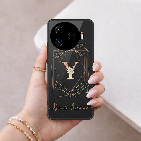 Tecno Camon 30 Pro 5G Cover - Peronsalized Alphabet Series - HQ Premium Shine Durable Shatterproof Case
