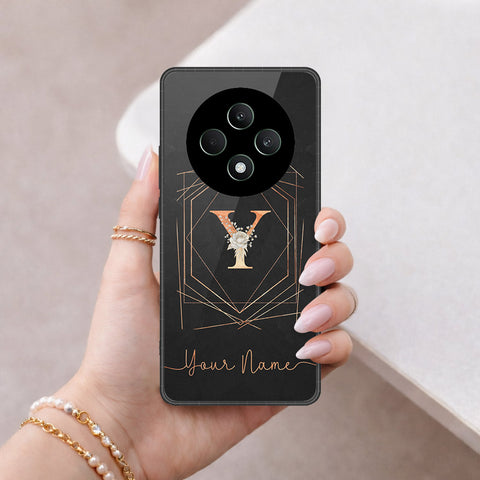 Oppo Reno 12F 4G Cover - Peronsalized Alphabet Series - HQ Premium Shine Durable Shatterproof Case