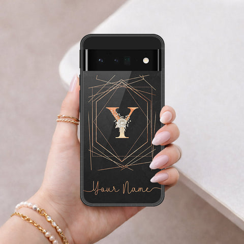 Google Pixel 6 Pro Cover - Peronsalized Alphabet Series - HQ Premium Shine Durable Shatterproof Case