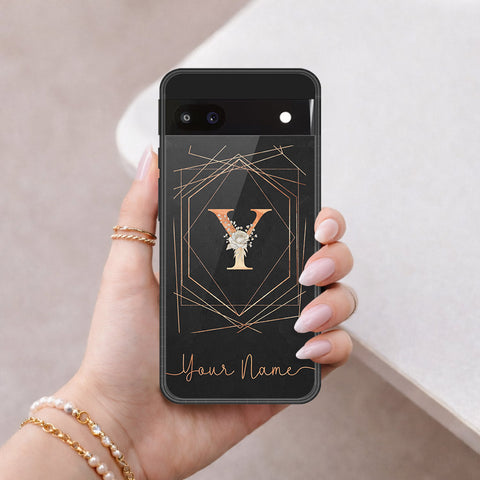 Google Pixel 6a Cover - Peronsalized Alphabet Series - HQ Premium Shine Durable Shatterproof Case