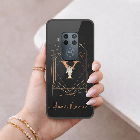 Motorola One Zoom Cover - Peronsalized Alphabet Series - HQ Premium Shine Durable Shatterproof Case