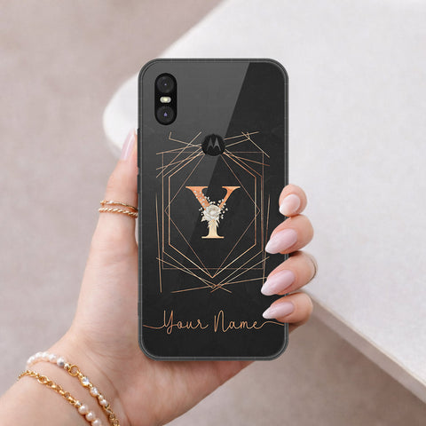 Motorola P30 Play Cover - Peronsalized Alphabet Series - HQ Premium Shine Durable Shatterproof Case