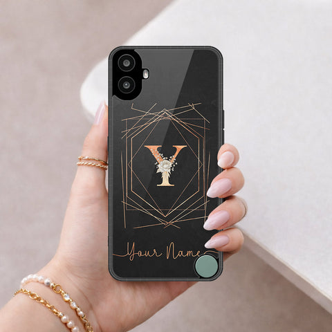 Nothing CMF Phone 1 Cover - Peronsalized Alphabet Series - HQ Premium Shine Durable Shatterproof Case