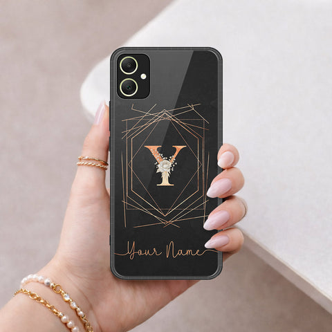 Samsung Galaxy F14 Cover - Peronsalized Alphabet Series - HQ Premium Shine Durable Shatterproof Case