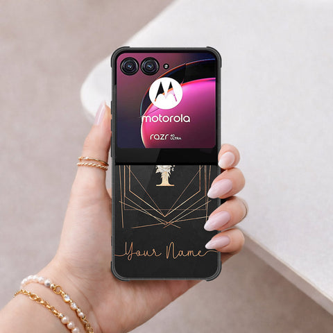 Motorola Razr 40 Ultra Cover - Peronsalized Alphabet Series - HQ Premium Shine Durable Shatterproof Case