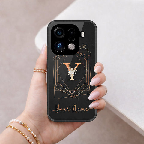Oppo Find X9 Pro Cover - Peronsalized Alphabet Series - HQ Premium Shine Durable Shatterproof Case