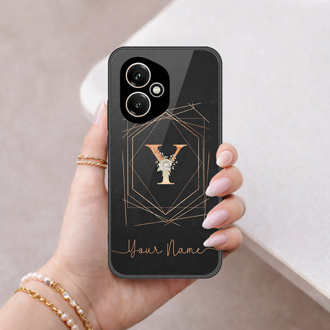 Honor 400 Cover - Peronsalized Alphabet Series - HQ Premium Shine Durable Shatterproof Case