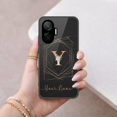 Xiaomi Redmi Turbo 4 Pro Cover - Peronsalized Alphabet Series - HQ Premium Shine Durable Shatterproof Case