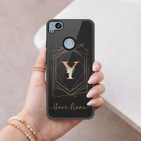 Google Pixel 2 XL Cover - Peronsalized Alphabet Series - HQ Premium Shine Durable Shatterproof Case