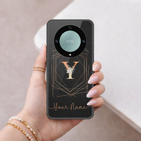 Honor X40 Cover - Peronsalized Alphabet Series - HQ Premium Shine Durable Shatterproof Case
