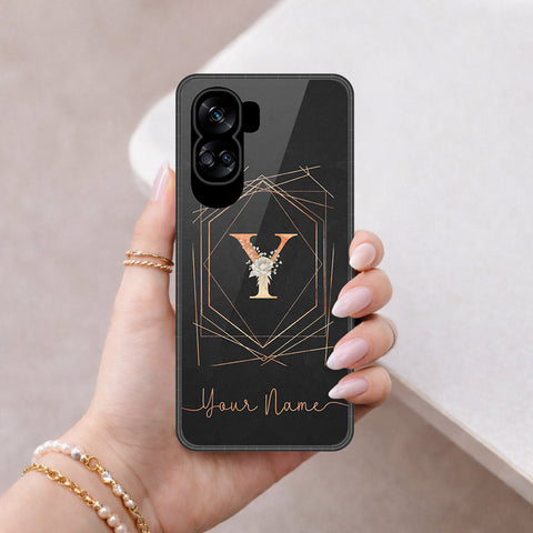 Honor 90 Lite Cover - Peronsalized Alphabet Series - HQ Premium Shine Durable Shatterproof Case