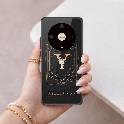 Honor X9a Cover - Peronsalized Alphabet Series - HQ Premium Shine Durable Shatterproof Case