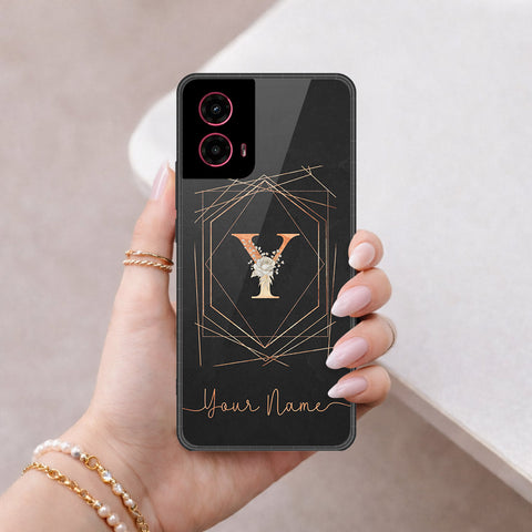 Motorola Moto G45 Cover - Peronsalized Alphabet Series - HQ Premium Shine Durable Shatterproof Case