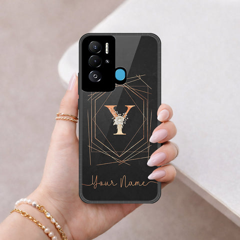 Tecno Pova Neo Cover - Peronsalized Alphabet Series - HQ Premium Shine Durable Shatterproof Case