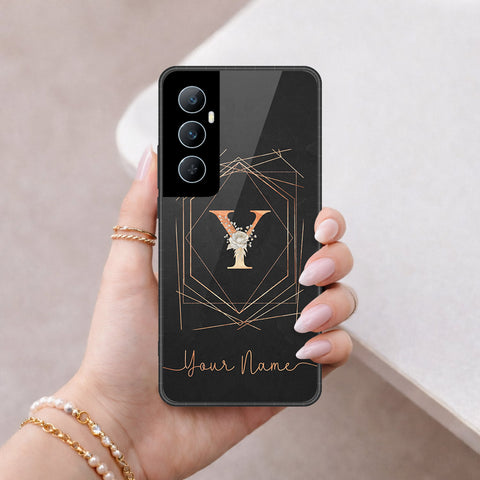 Realme C65 Cover - Peronsalized Alphabet Series - HQ Premium Shine Durable Shatterproof Case