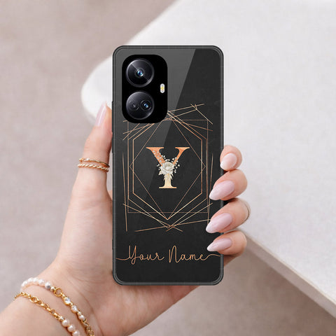 Realme 10 Pro Plus Cover - Peronsalized Alphabet Series - HQ Premium Shine Durable Shatterproof Case