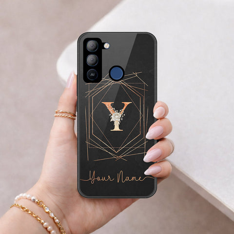 Tecno Pop 5 LTE Cover - Peronsalized Alphabet Series - HQ Premium Shine Durable Shatterproof Case