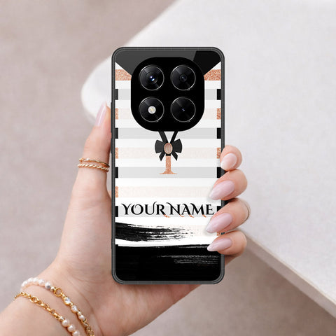 Xiaomi Redmi Note 14 Pro 5G Cover - Peronsalized Alphabet Series - HQ Premium Shine Durable Shatterproof Case