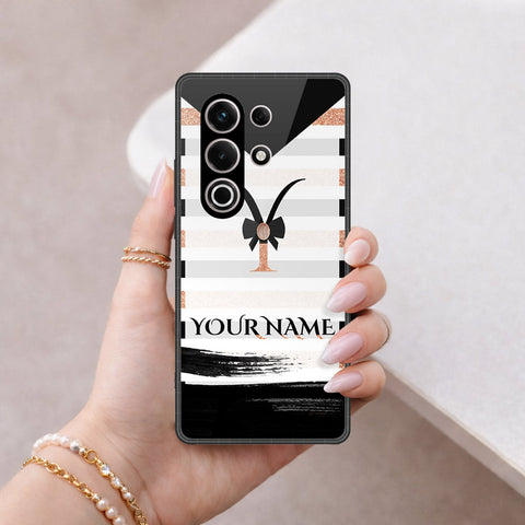 itel S25 Ultra Cover - Peronsalized Alphabet Series - HQ Premium Shine Durable Shatterproof Case