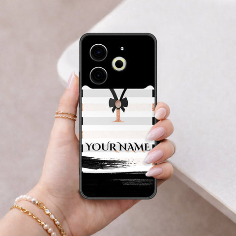 Tecno Pova 6 Neo Cover - Peronsalized Alphabet Series - HQ Premium Shine Durable Shatterproof Case