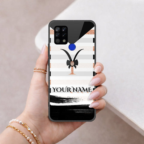 Tecno Pova LD7 Cover - Peronsalized Alphabet Series - HQ Premium Shine Durable Shatterproof Case