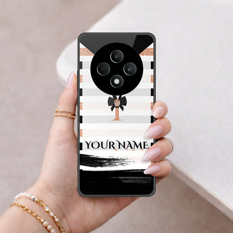 Oppo Reno 12F 4G Cover - Peronsalized Alphabet Series - HQ Premium Shine Durable Shatterproof Case