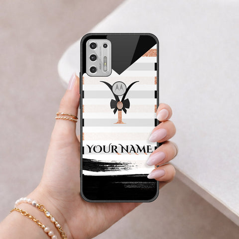 Motorola Moto G Stylus 5G 2021 Cover - Peronsalized Alphabet Series - HQ Premium Shine Durable Shatterproof Case