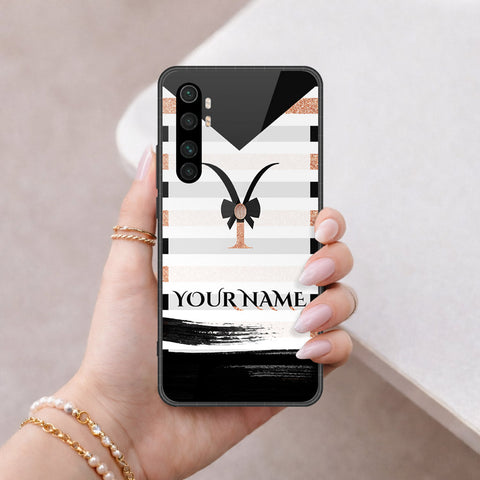 Xiaomi Mi Note 10 Lite Cover - Peronsalized Alphabet Series - HQ Premium Shine Durable Shatterproof Case