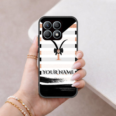 Honor X8a Cover - Peronsalized Alphabet Series - HQ Premium Shine Durable Shatterproof Case