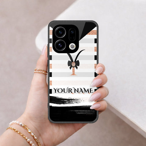 Oppo Find X9 Cover - Peronsalized Alphabet Series - HQ Premium Shine Durable Shatterproof Case