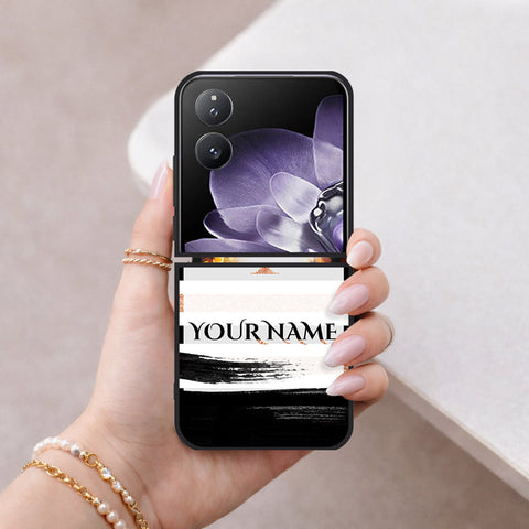 Xiaomi Mix Flip Cover - Peronsalized Alphabet Series - HQ Premium Shine Durable Shatterproof Case