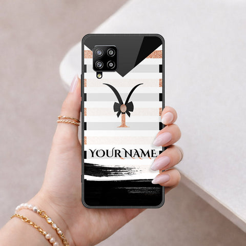 Samsung Galaxy M42 5G Cover - Peronsalized Alphabet Series - HQ Premium Shine Durable Shatterproof Case