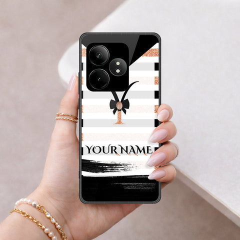 Realme GT Neo 6 Cover - Peronsalized Alphabet Series - HQ Premium Shine Durable Shatterproof Case