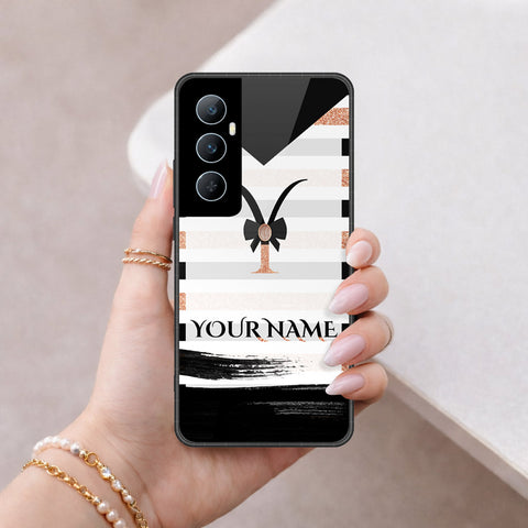 Realme C65 Cover - Peronsalized Alphabet Series - HQ Premium Shine Durable Shatterproof Case