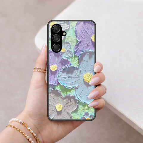 Samsung Galaxy M35 Cover - Floral Series 3 - HQ Premium Shine Durable Shatterproof Case