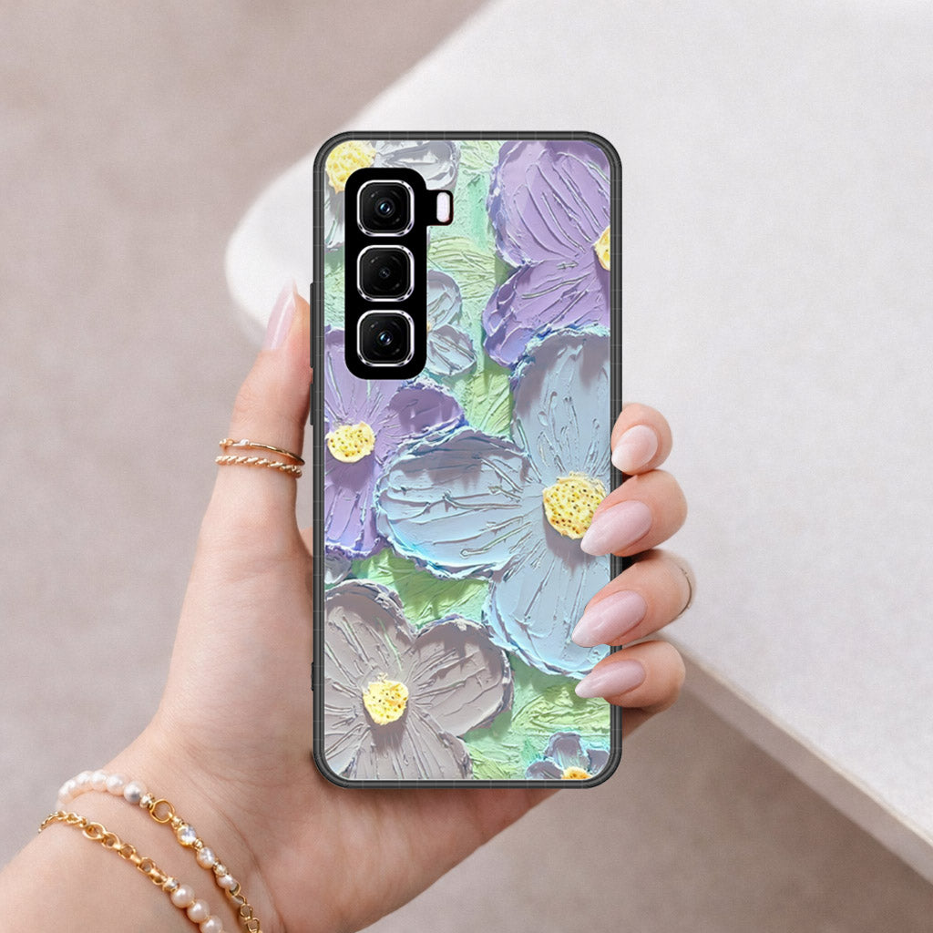 Infinix Hot 50 4G Cover - Floral Series 3 - HQ Premium Shine Durable Shatterproof Case