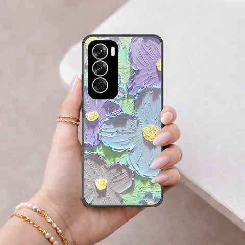Oppo Reno 12 Cover - Floral Series 3 - HQ Premium Shine Durable Shatterproof Case