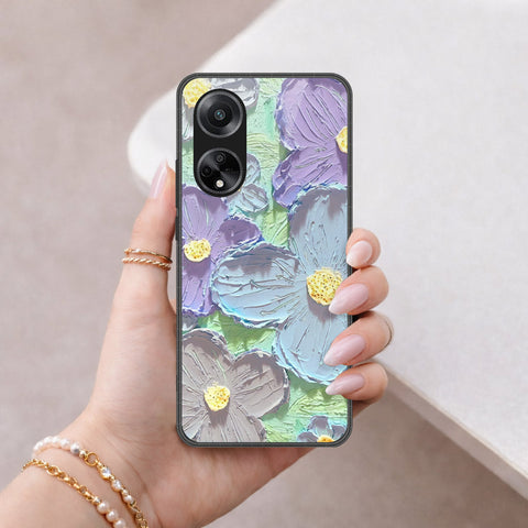 Oppo A98 Cover - Floral Series 3 - HQ Premium Shine Durable Shatterproof Case