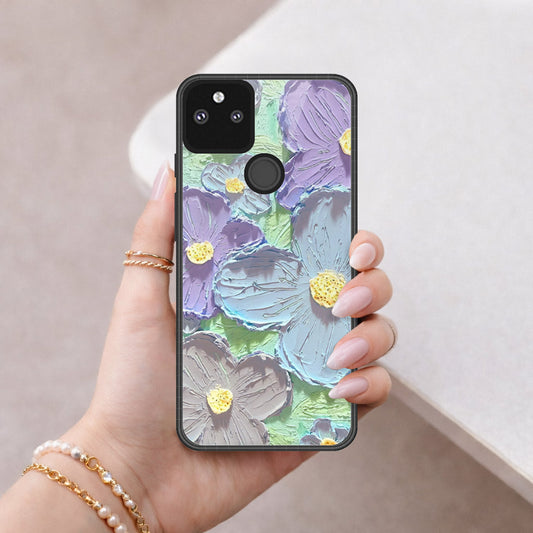 Google Pixel 5a 5G Cover - Floral Series 3 - HQ Premium Shine Durable Shatterproof Case