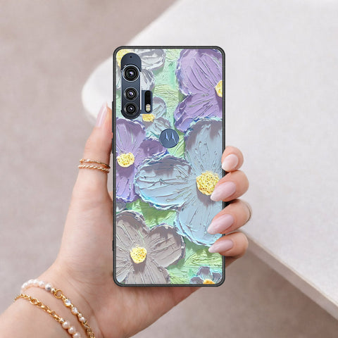 Motorola Edge Plus 2020 Cover - Floral Series 3 - HQ Premium Shine Durable Shatterproof Case