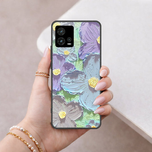 Motorola Moto G72 Cover - Floral Series 3 - HQ Premium Shine Durable Shatterproof Case