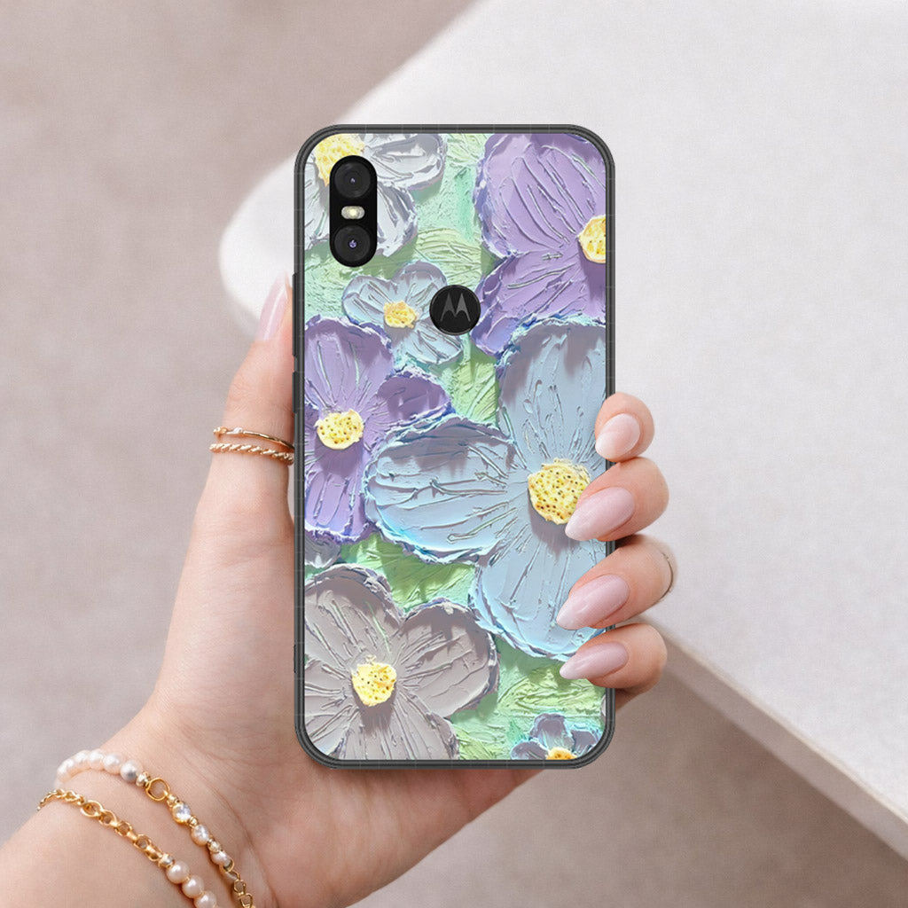 Motorola One Cover - Floral Series 3 - HQ Premium Shine Durable Shatterproof Case