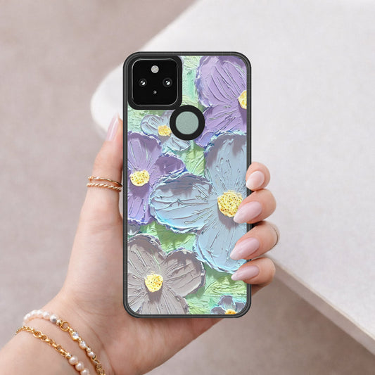 Google Pixel 5 XL Cover - Floral Series 3 - HQ Premium Shine Durable Shatterproof Case