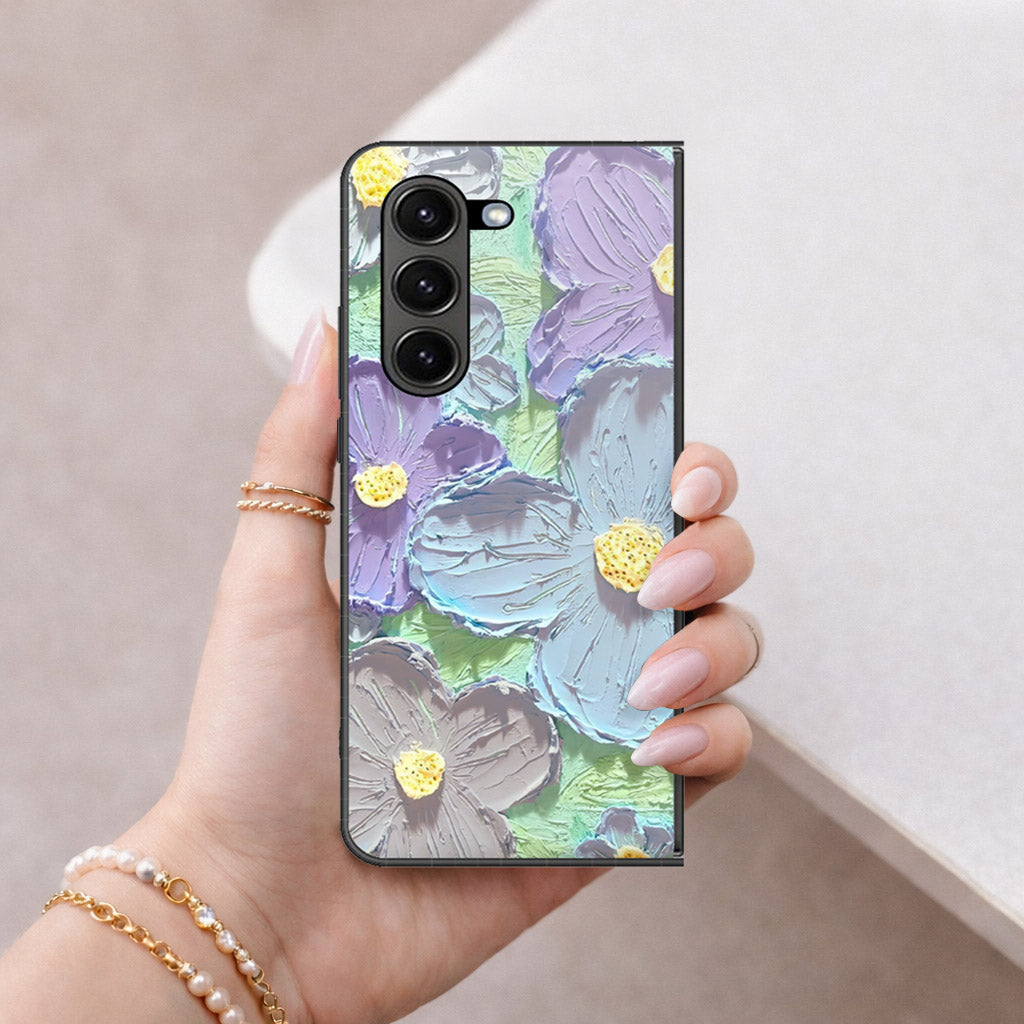 Samsung Galaxy Z Fold 6 5G Cover - Floral Series 3 - HQ Premium Shine Durable Shatterproof Case