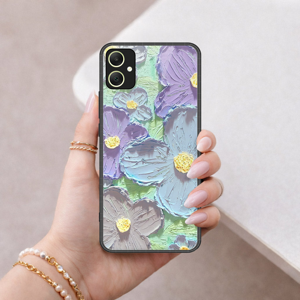 Samsung Galaxy M14 Cover - Floral Series 3 - HQ Premium Shine Durable Shatterproof Case